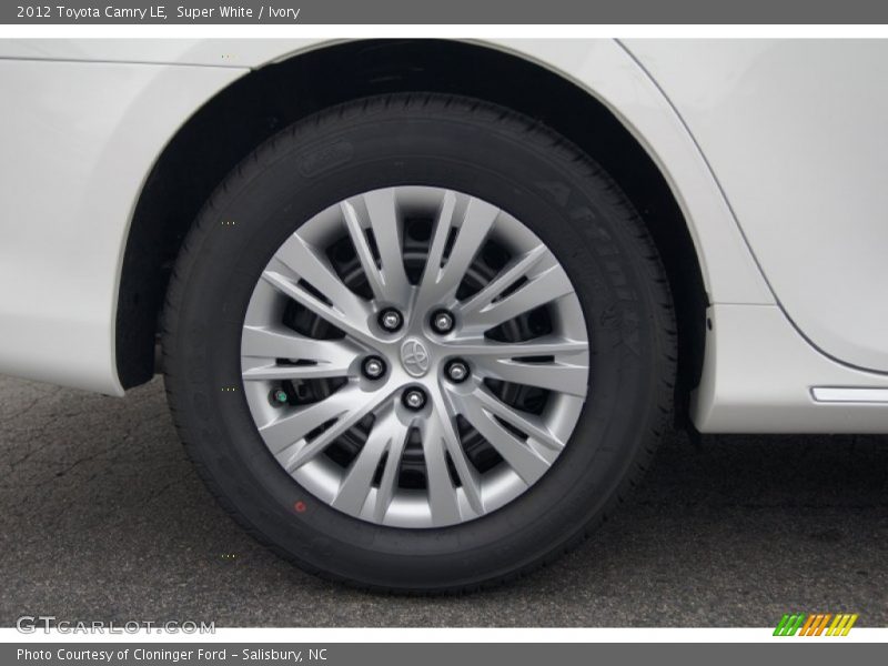 Super White / Ivory 2012 Toyota Camry LE