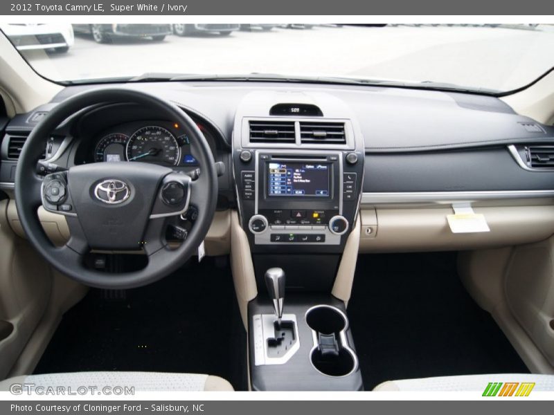 Super White / Ivory 2012 Toyota Camry LE