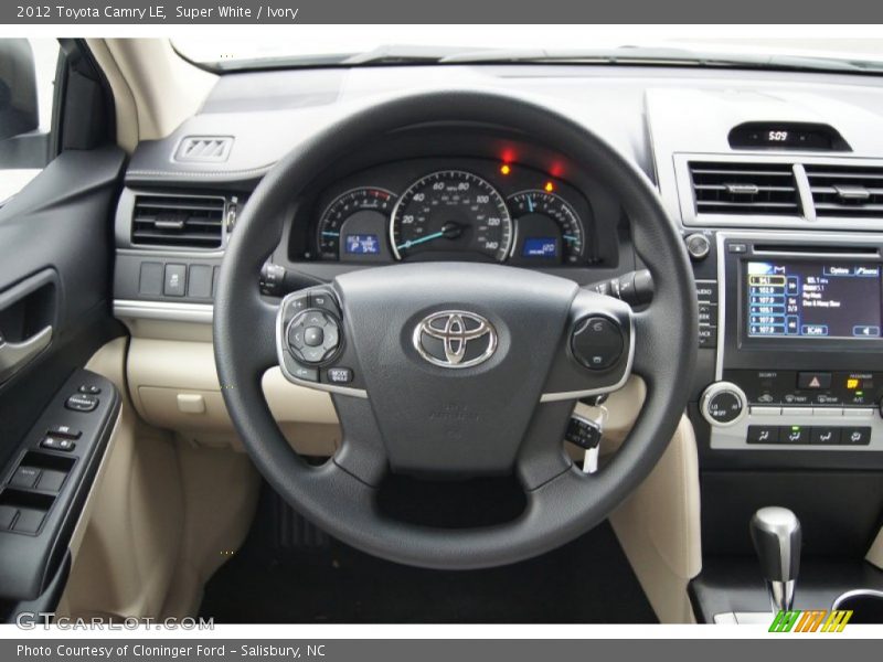 Super White / Ivory 2012 Toyota Camry LE