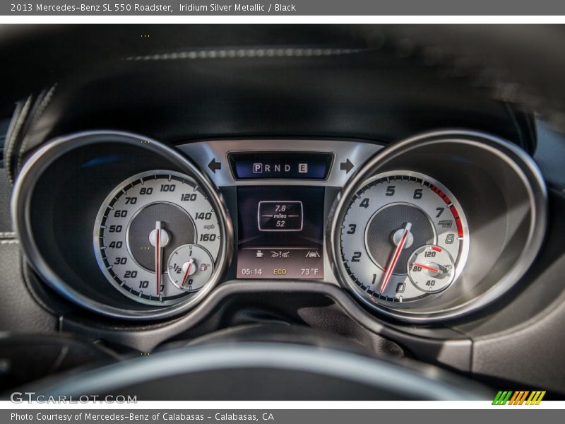 Iridium Silver Metallic / Black 2013 Mercedes-Benz SL 550 Roadster