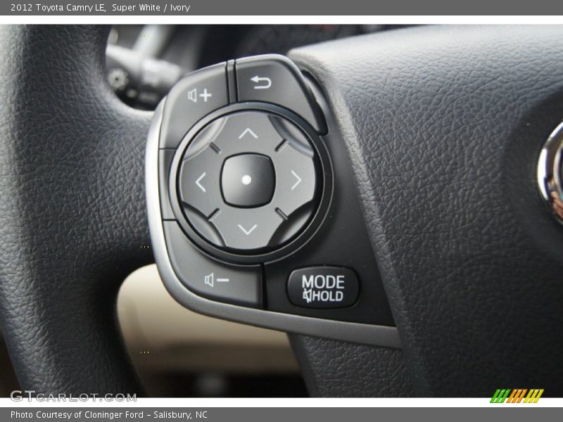 Super White / Ivory 2012 Toyota Camry LE