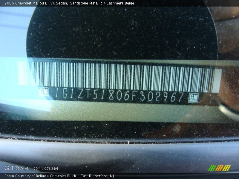 Sandstone Metallic / Cashmere Beige 2006 Chevrolet Malibu LT V6 Sedan