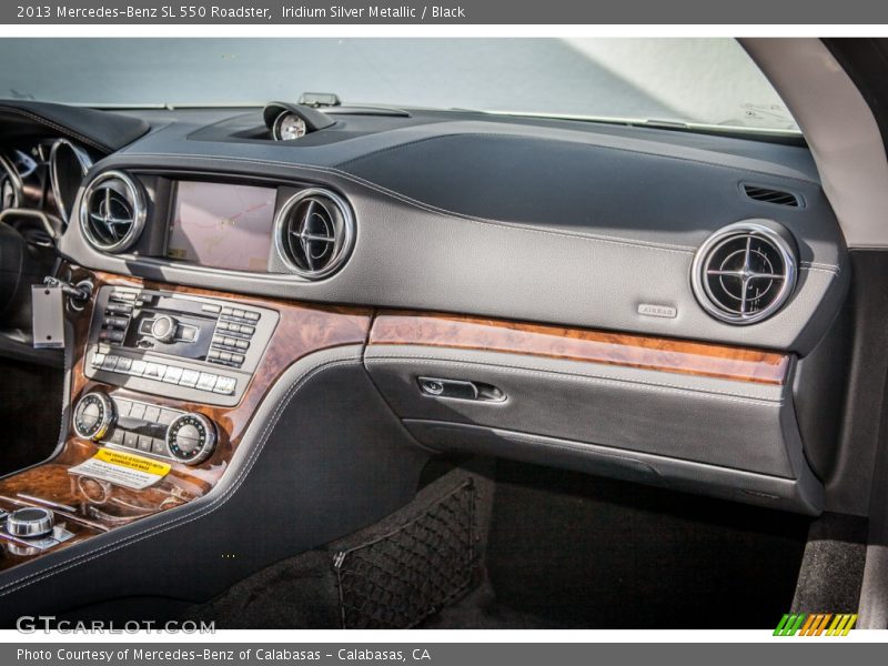 Iridium Silver Metallic / Black 2013 Mercedes-Benz SL 550 Roadster