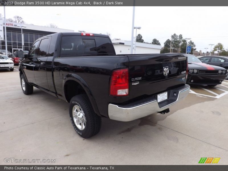 Black / Dark Slate 2012 Dodge Ram 3500 HD Laramie Mega Cab 4x4