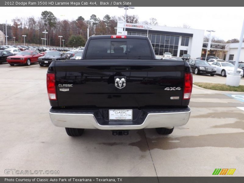 Black / Dark Slate 2012 Dodge Ram 3500 HD Laramie Mega Cab 4x4