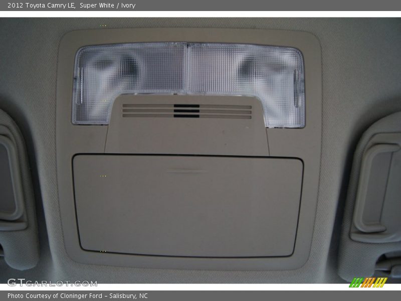 Super White / Ivory 2012 Toyota Camry LE