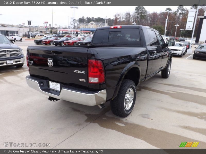 Black / Dark Slate 2012 Dodge Ram 3500 HD Laramie Mega Cab 4x4