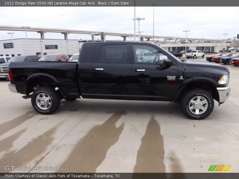 Black / Dark Slate 2012 Dodge Ram 3500 HD Laramie Mega Cab 4x4