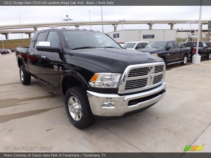 Black / Dark Slate 2012 Dodge Ram 3500 HD Laramie Mega Cab 4x4