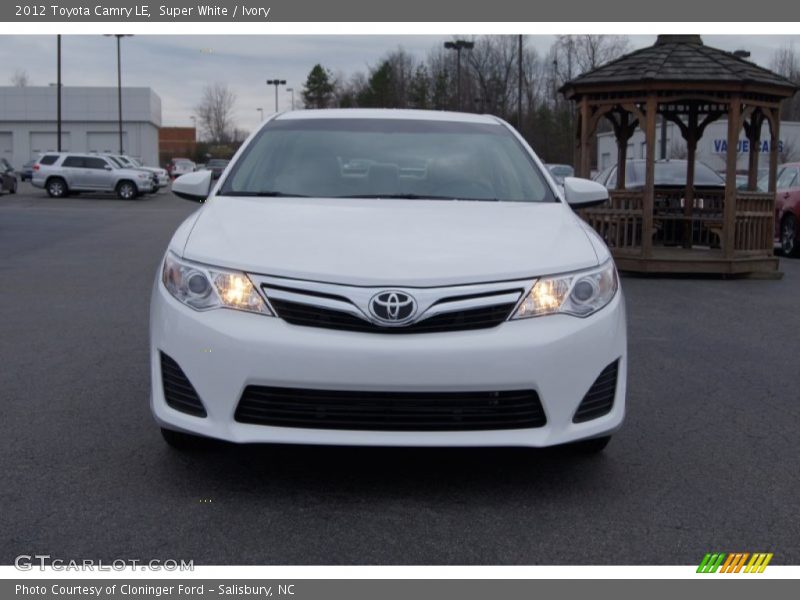 Super White / Ivory 2012 Toyota Camry LE