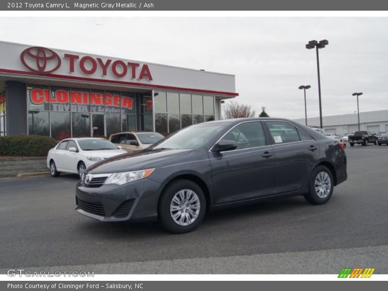Magnetic Gray Metallic / Ash 2012 Toyota Camry L