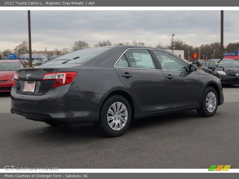 Magnetic Gray Metallic / Ash 2012 Toyota Camry L