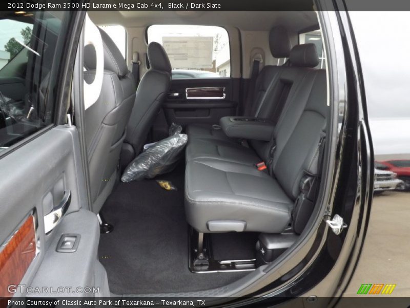 Black / Dark Slate 2012 Dodge Ram 3500 HD Laramie Mega Cab 4x4