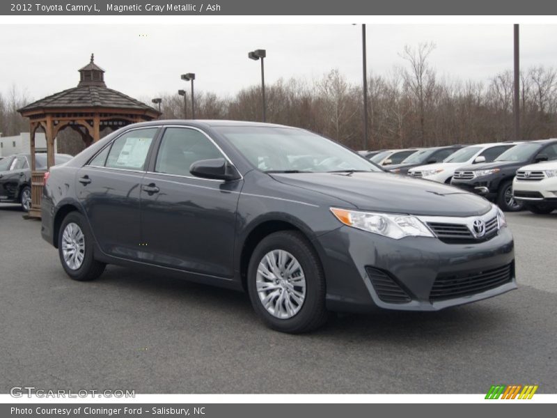 Magnetic Gray Metallic / Ash 2012 Toyota Camry L