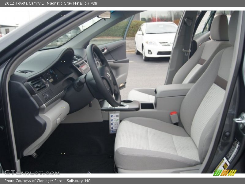 Magnetic Gray Metallic / Ash 2012 Toyota Camry L