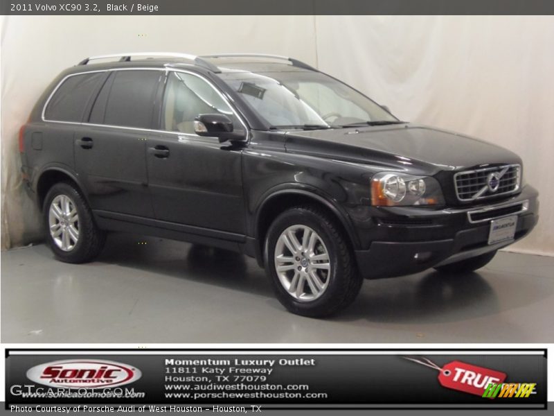 Black / Beige 2011 Volvo XC90 3.2