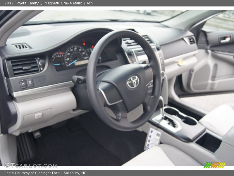 Magnetic Gray Metallic / Ash 2012 Toyota Camry L