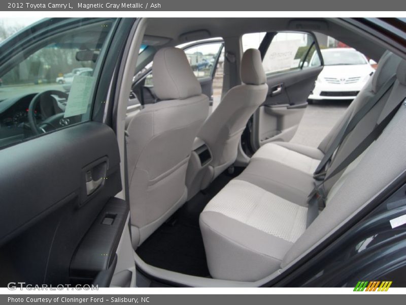 Magnetic Gray Metallic / Ash 2012 Toyota Camry L