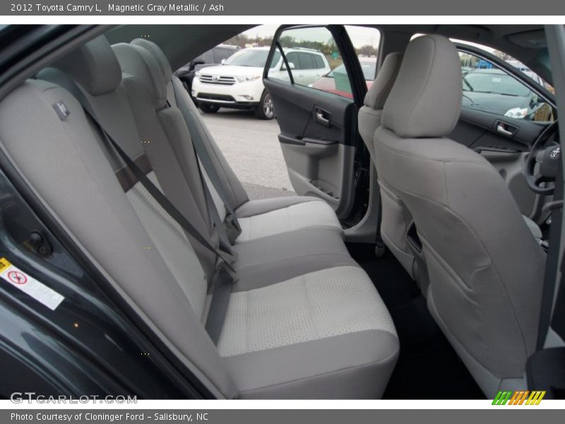 Magnetic Gray Metallic / Ash 2012 Toyota Camry L