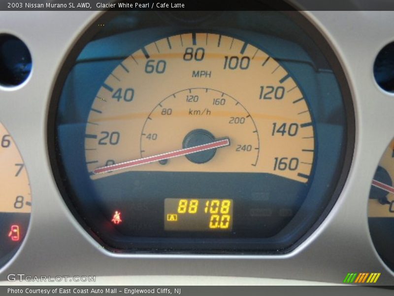 Glacier White Pearl / Cafe Latte 2003 Nissan Murano SL AWD