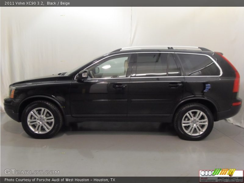 Black / Beige 2011 Volvo XC90 3.2