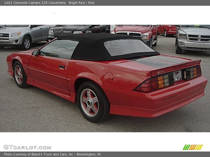 1991 Camaro Z28 Convertible Bright Red