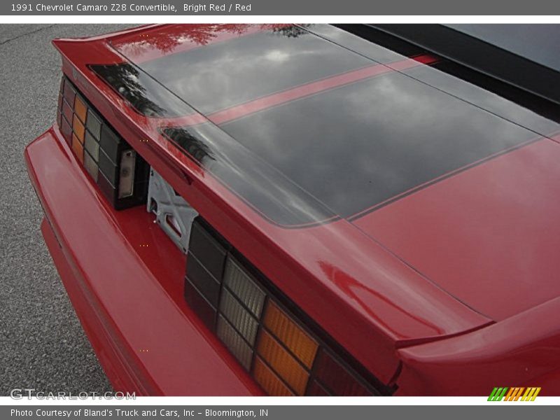 Bright Red / Red 1991 Chevrolet Camaro Z28 Convertible