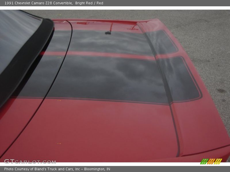 Bright Red / Red 1991 Chevrolet Camaro Z28 Convertible