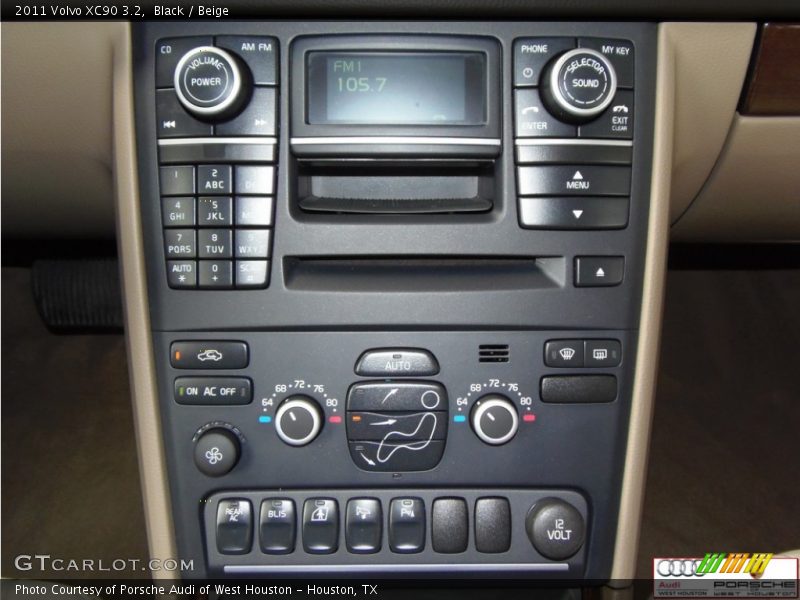 Black / Beige 2011 Volvo XC90 3.2