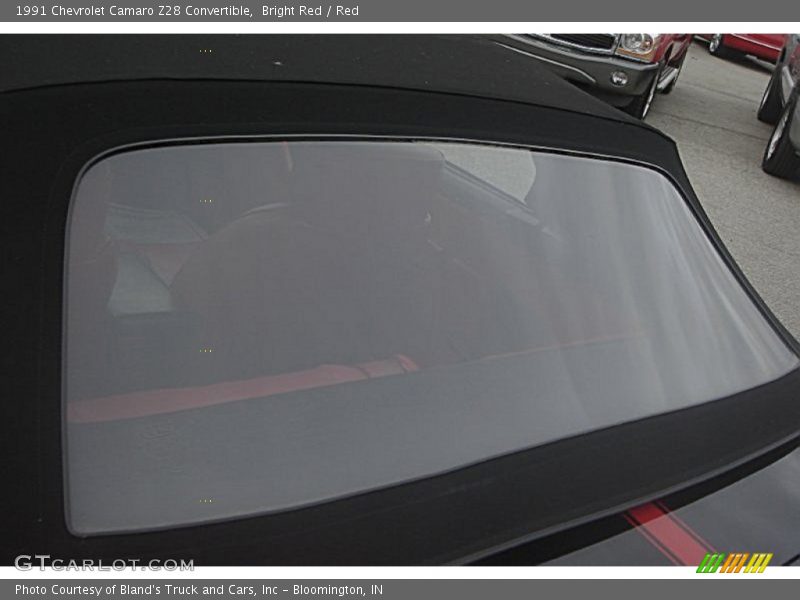 Bright Red / Red 1991 Chevrolet Camaro Z28 Convertible