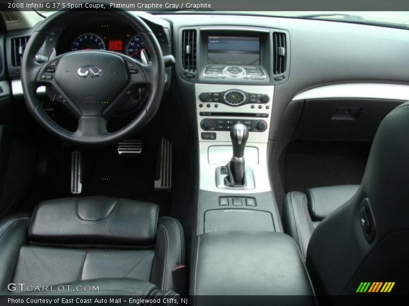 Platinum Graphite Gray / Graphite 2008 Infiniti G 37 S Sport Coupe