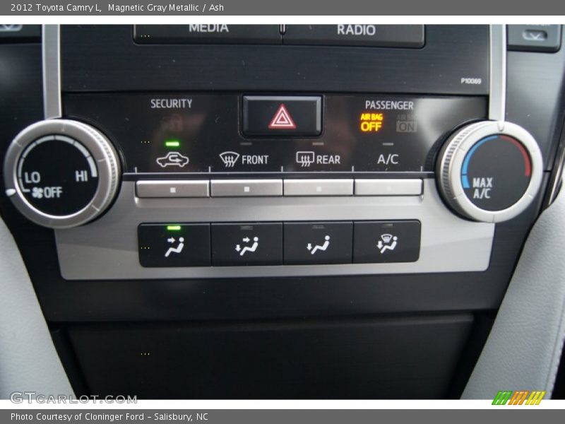 Magnetic Gray Metallic / Ash 2012 Toyota Camry L