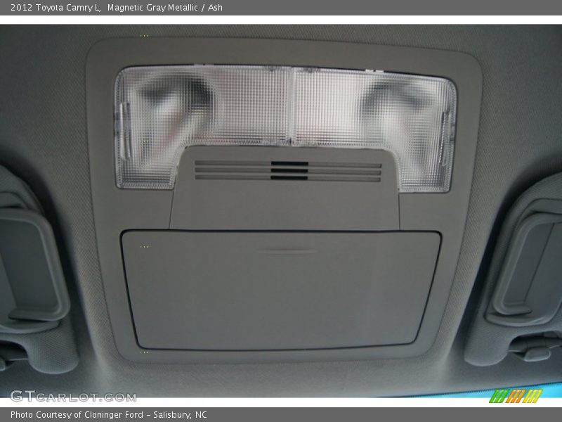 Magnetic Gray Metallic / Ash 2012 Toyota Camry L