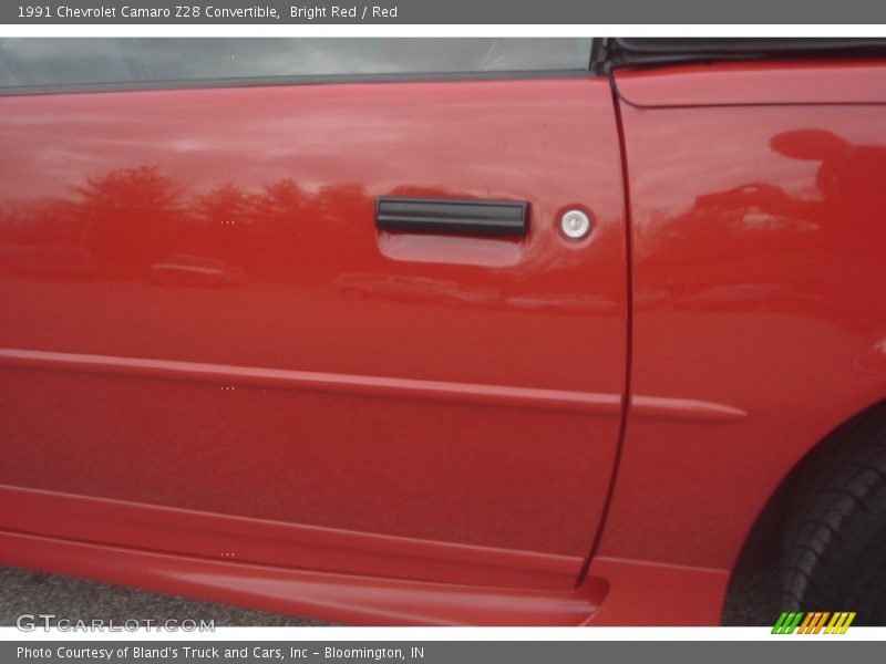 Bright Red / Red 1991 Chevrolet Camaro Z28 Convertible
