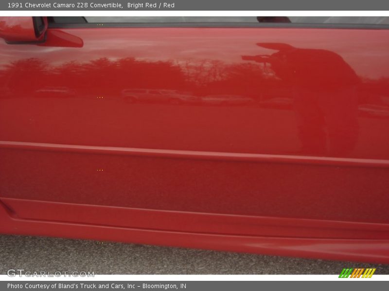 Bright Red / Red 1991 Chevrolet Camaro Z28 Convertible