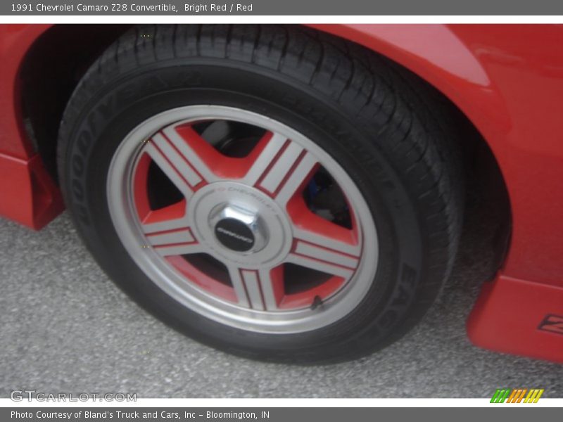 Bright Red / Red 1991 Chevrolet Camaro Z28 Convertible