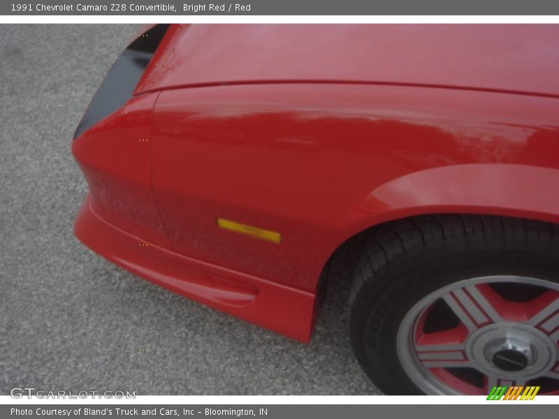 Bright Red / Red 1991 Chevrolet Camaro Z28 Convertible