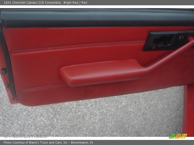 Bright Red / Red 1991 Chevrolet Camaro Z28 Convertible