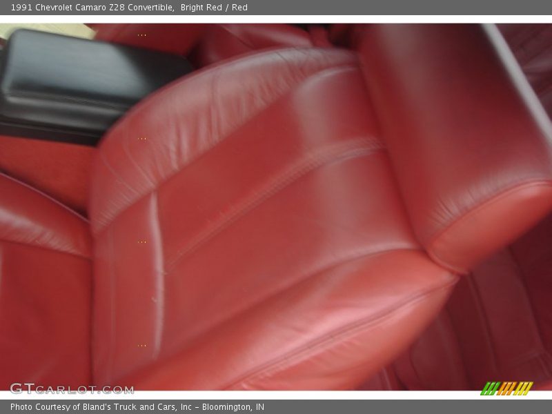 Bright Red / Red 1991 Chevrolet Camaro Z28 Convertible