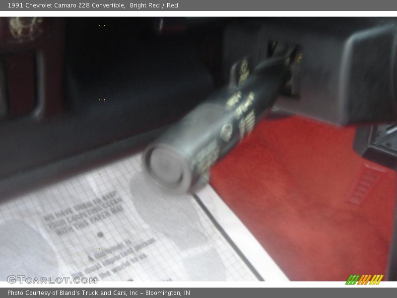 Bright Red / Red 1991 Chevrolet Camaro Z28 Convertible