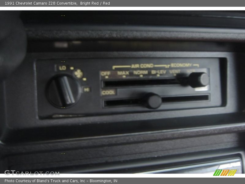 Bright Red / Red 1991 Chevrolet Camaro Z28 Convertible