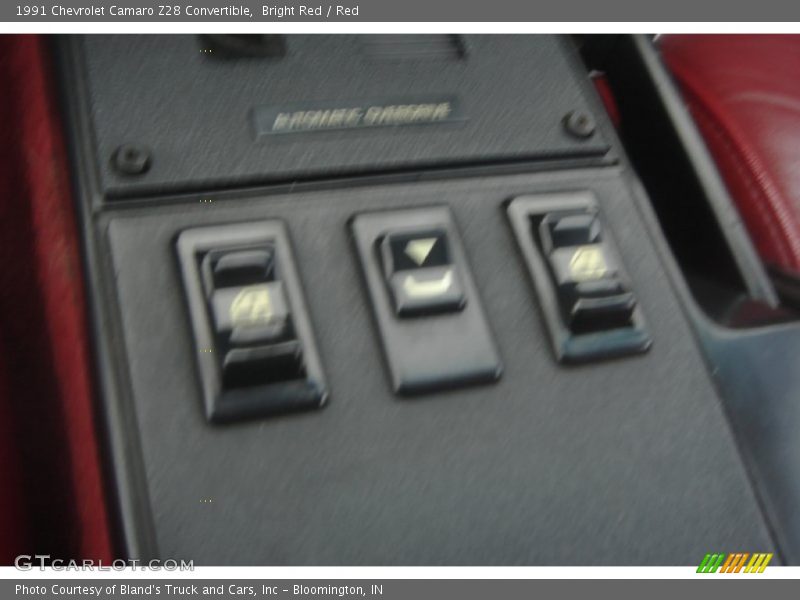 Bright Red / Red 1991 Chevrolet Camaro Z28 Convertible