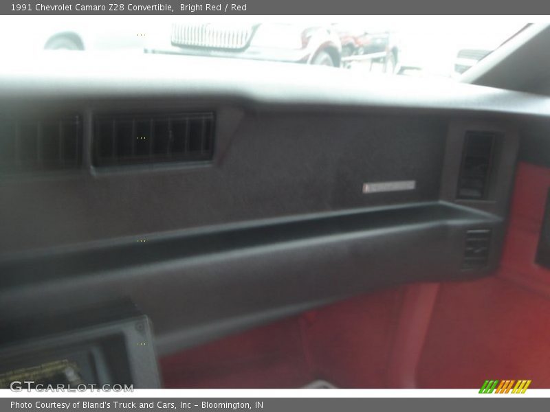 Bright Red / Red 1991 Chevrolet Camaro Z28 Convertible
