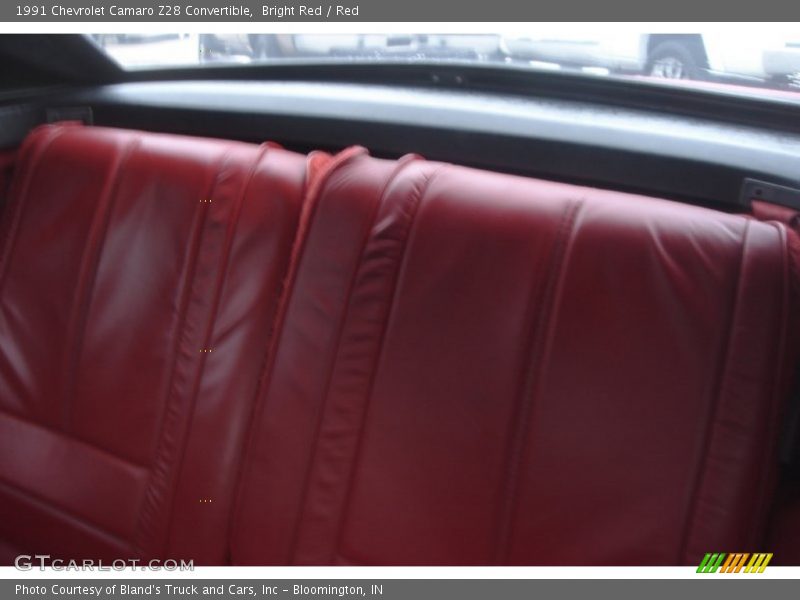 Bright Red / Red 1991 Chevrolet Camaro Z28 Convertible