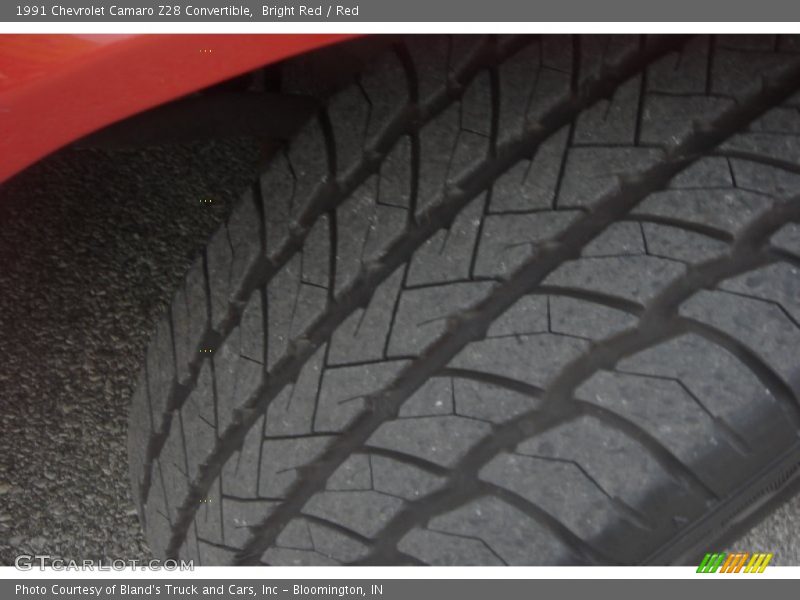 Bright Red / Red 1991 Chevrolet Camaro Z28 Convertible