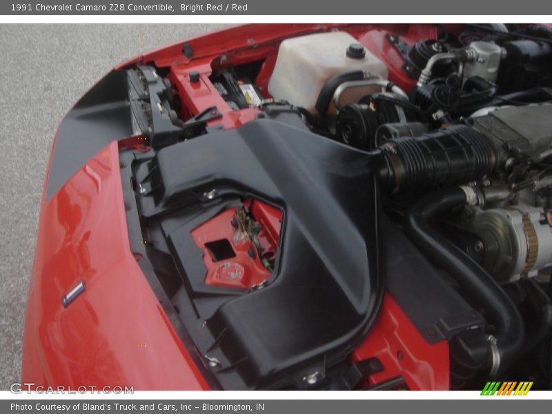 Bright Red / Red 1991 Chevrolet Camaro Z28 Convertible