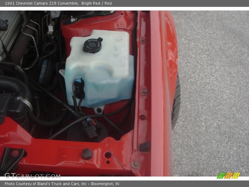 Bright Red / Red 1991 Chevrolet Camaro Z28 Convertible
