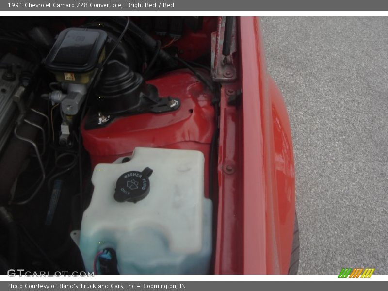 Bright Red / Red 1991 Chevrolet Camaro Z28 Convertible