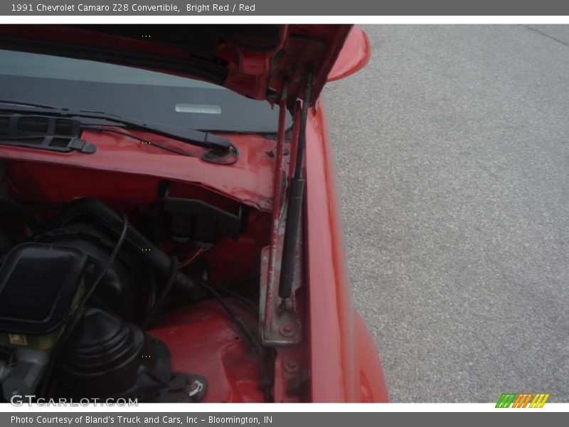 Bright Red / Red 1991 Chevrolet Camaro Z28 Convertible