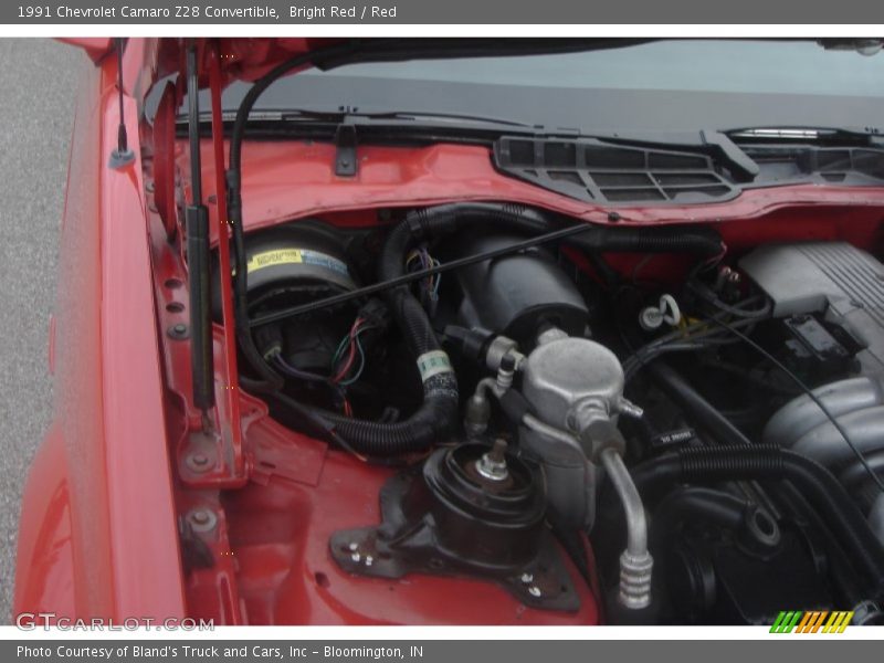 Bright Red / Red 1991 Chevrolet Camaro Z28 Convertible